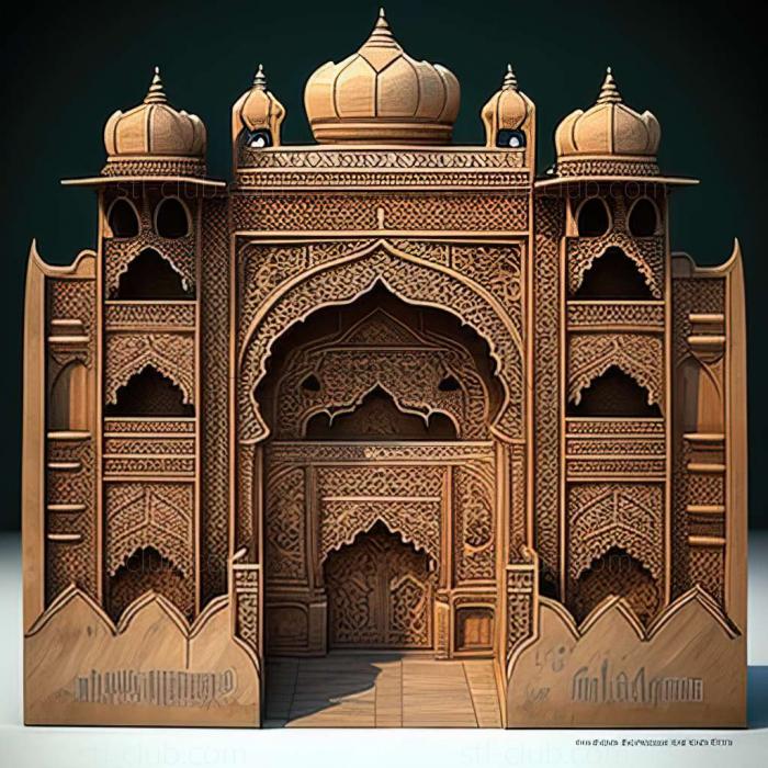 3D model Muzaffargarh in Pakistan (STL)